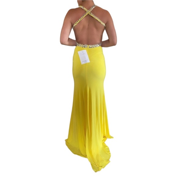 Jovani Yellow Gown - Picture 3 of 5